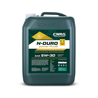 Масло моторное C.N.R.G. N-Duro Power Plus 5W30 Синтетика CI-4/SL 20л