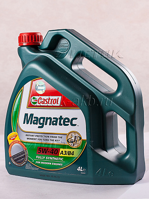 Масло моторное Castrol Magnatec 5W40, 4л