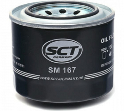 Фильтр масляный SCT-SM 167 HONDA CIVIC -87